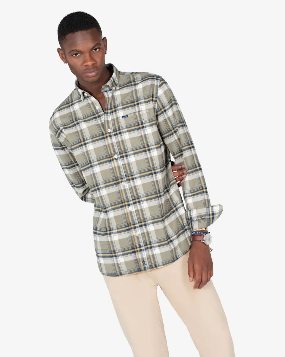 Мужская клетчатая рубашка зеленого цвета Harper & Neyer
Мужская клетчатая рубашка зеленого цвета Harper & Neyer