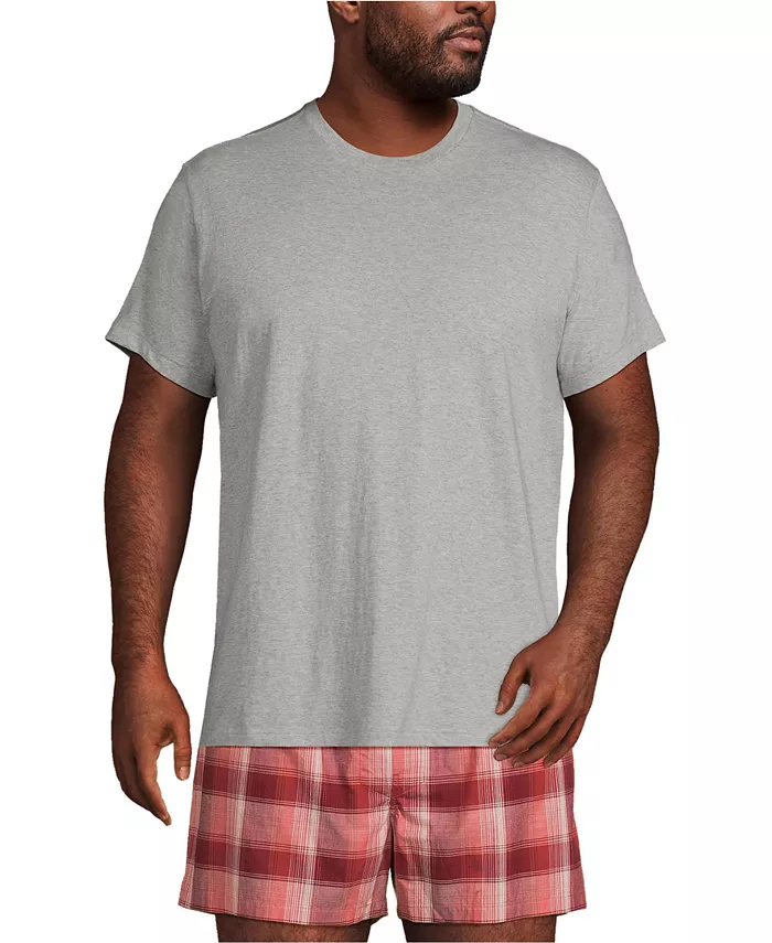 Футболка с круглым вырезом Big & Tall, 3 шт Lands' End, серый
Футболка с круглым вырезом Big & Tall, 3 шт Lands' End, серый