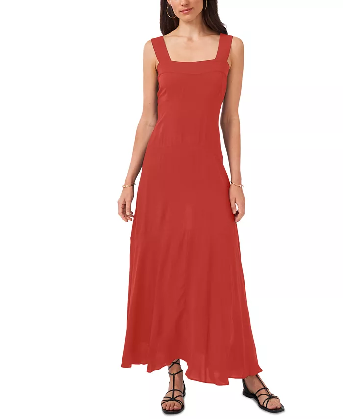Женское макси-платье без рукавов с квадратным вырезом и сборкой на спинке из ткани шалли, размеры XS-3X Vince Camuto, красный
Женское макси-платье без рукавов с квадратным вырезом и сборкой на спинке из ткани шалли, размеры XS-3X Vince Camuto, красный