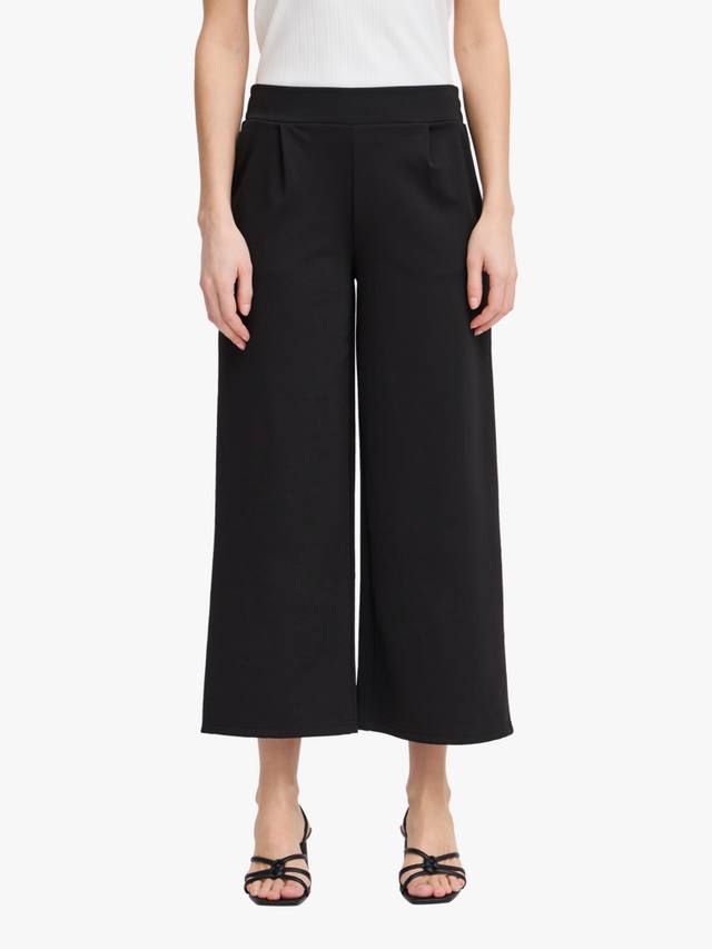 Укороченные широкие брюки кейт ICHI, черный
Укороченные широкие брюки кейт ICHI, черный