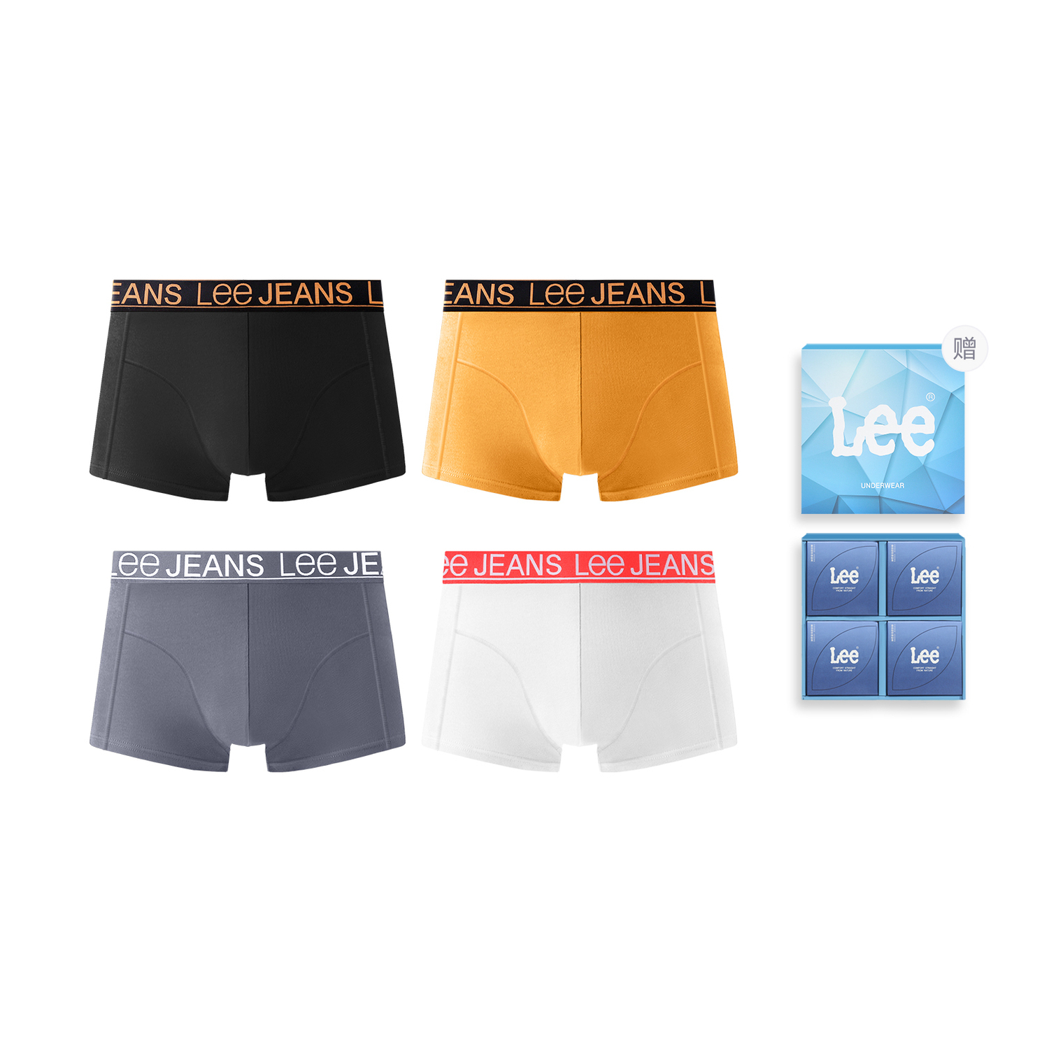 Lee Sunset 4.0 подарочный набор мужского белья 4 шт
Lee Sunset 4.0 подарочный набор мужского белья 4 шт