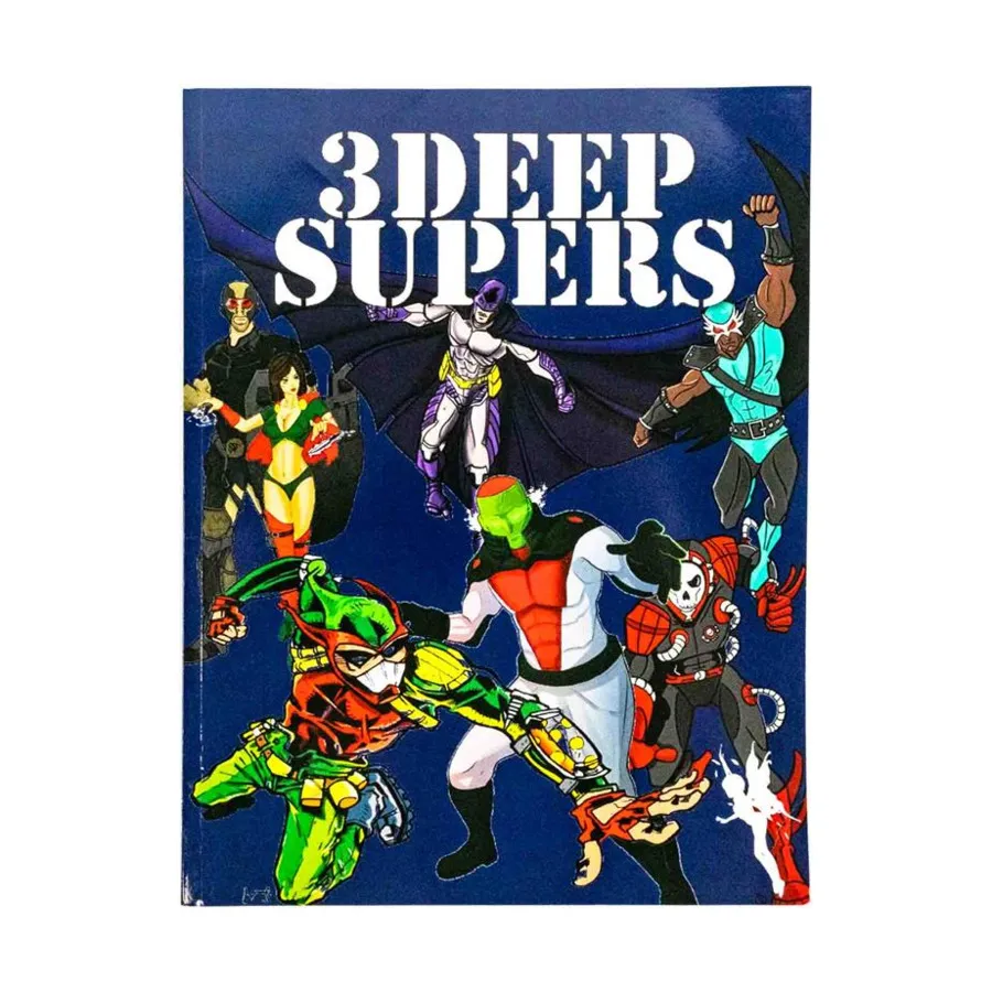 3Deep Supers, Role Playing Games Supplements (Parts Per Million), мягкая обложка
3Deep Supers, Role Playing Games Supplements (Parts Per Million), мягкая обложка