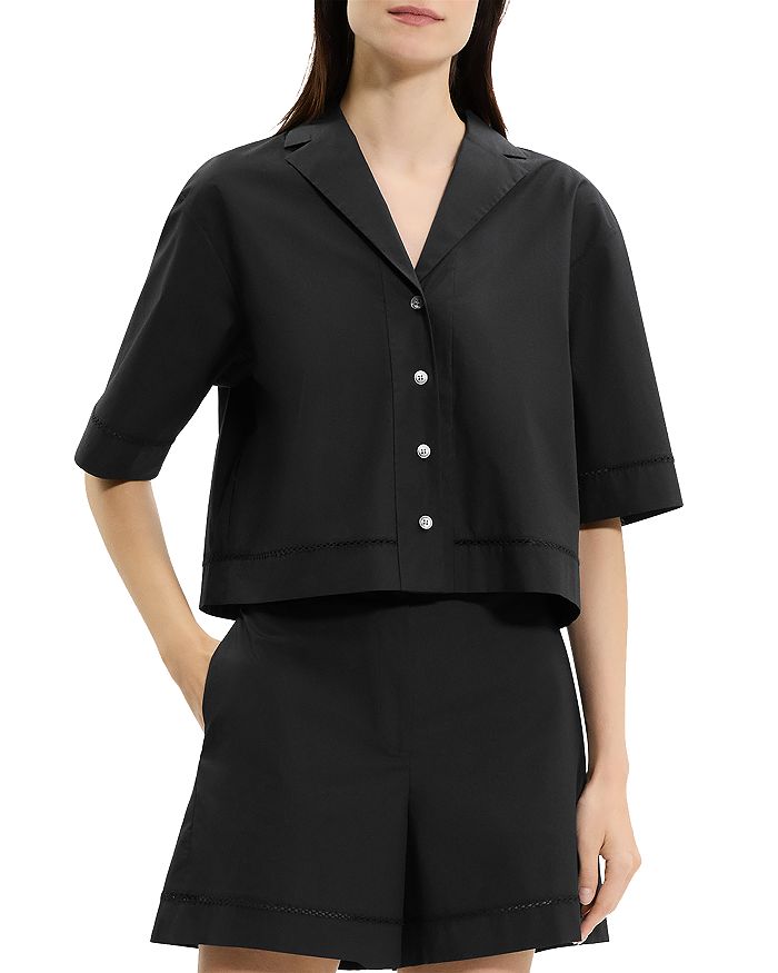 Короткий рукав Боксовидная рубашка Theory, черный
Короткий рукав Боксовидная рубашка Theory, черный