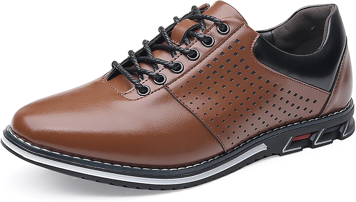 Мужские кожаные ортопедические оксфорды на шнуровке, комфортные мягкие плоские туфли, кэжуал, для офиса, прогулки, деловые дерби-лоферы Lvomu, коричневый
Мужские кожаные ортопедические оксфорды на шнуровке, комфортные мягкие плоские туфли, кэжуал, для офиса, прогулки, деловые дерби-лоферы Lvomu, коричневый