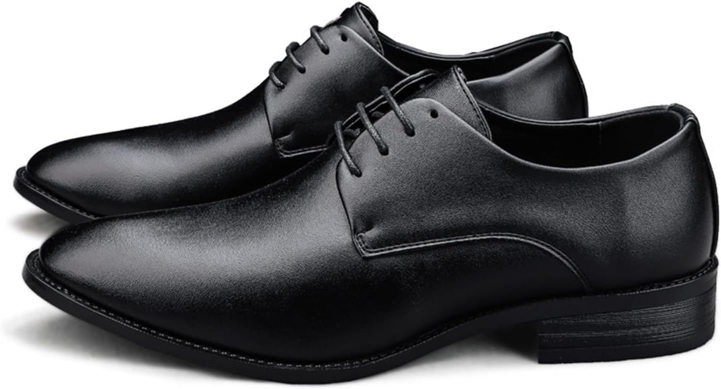 Мужские туфли KYOESCAI с острым носком, оксфорды, повседневные шнуровки, стильные туфли для свадьбы, бизнеса и офиса, черный
Мужские туфли KYOESCAI с острым носком, оксфорды, повседневные шнуровки, стильные туфли для свадьбы, бизнеса и офиса, черный