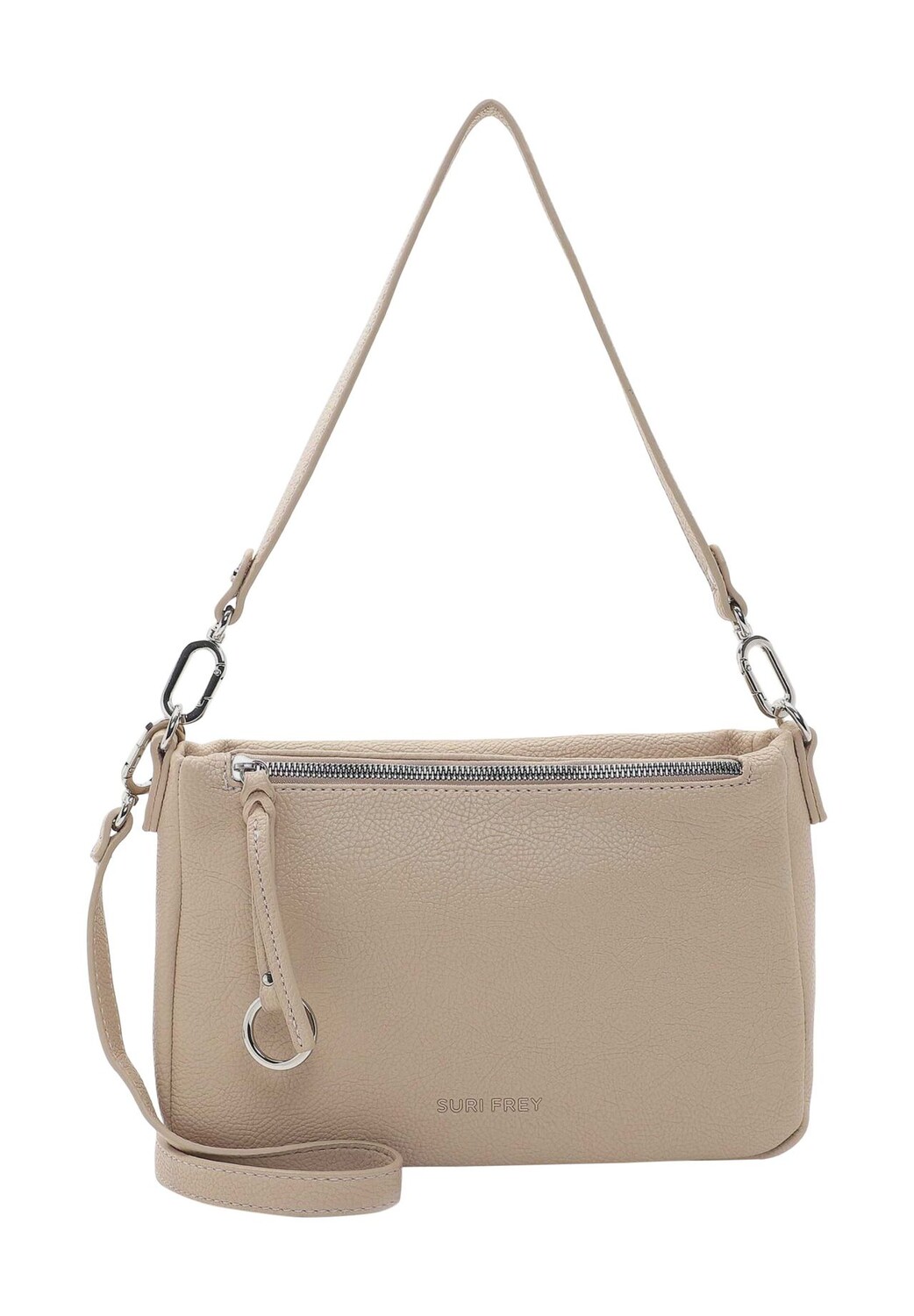 Сумка через плечо, искусственная кожа, кулон, однотонная, женская SURI FREY, песочный 
Сумка через плечо, искусственная кожа, кулон, однотонная, женская SURI FREY, песочный