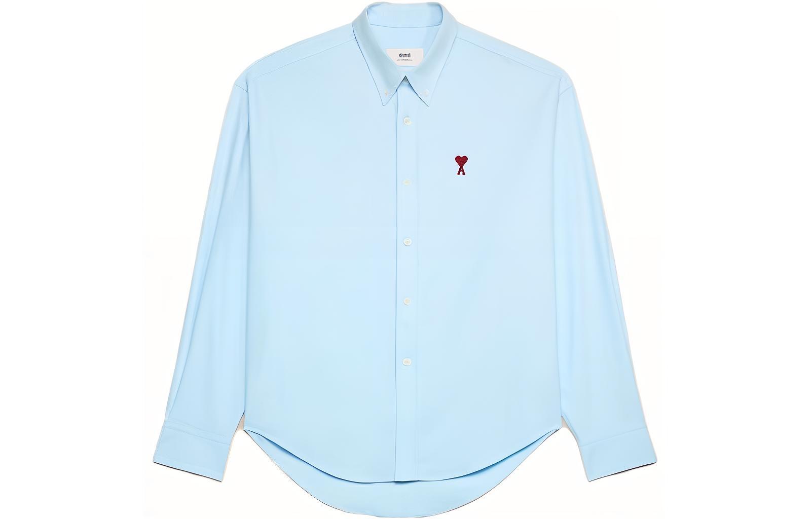 Ami Paris с вышитым логотипом поплиновая рубашка AMIPARIS, синий
Ami Paris с вышитым логотипом поплиновая рубашка AMIPARIS, синий