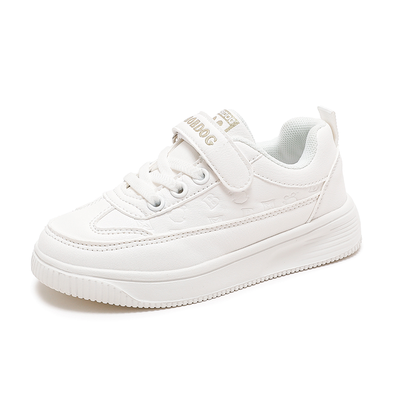 Низкие детские кроссовки для скейтбординга BOBDOG, белый/золотой 
Низкие детские кроссовки для скейтбординга BOBDOG, белый/золотой