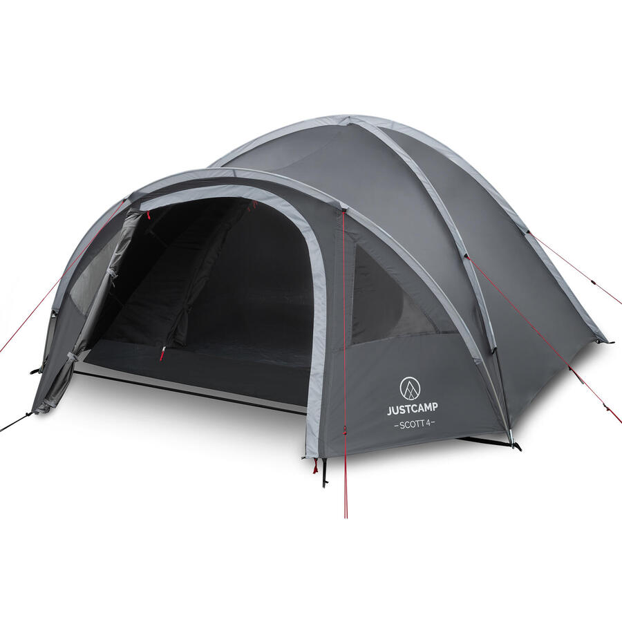 JUSTCAMP Кемпинговая палатка Scott 4 Dark на 4 человек с затемнённой спальной кабиной
JUSTCAMP Кемпинговая палатка Scott 4 Dark на 4 человек с затемнённой спальной кабиной