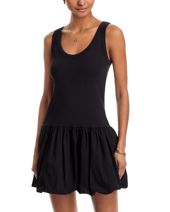 Мини-платье Isla из смешанных материалов Velvet by Graham & Spencer, черный 
Мини-платье Isla из смешанных материалов Velvet by Graham & Spencer, черный