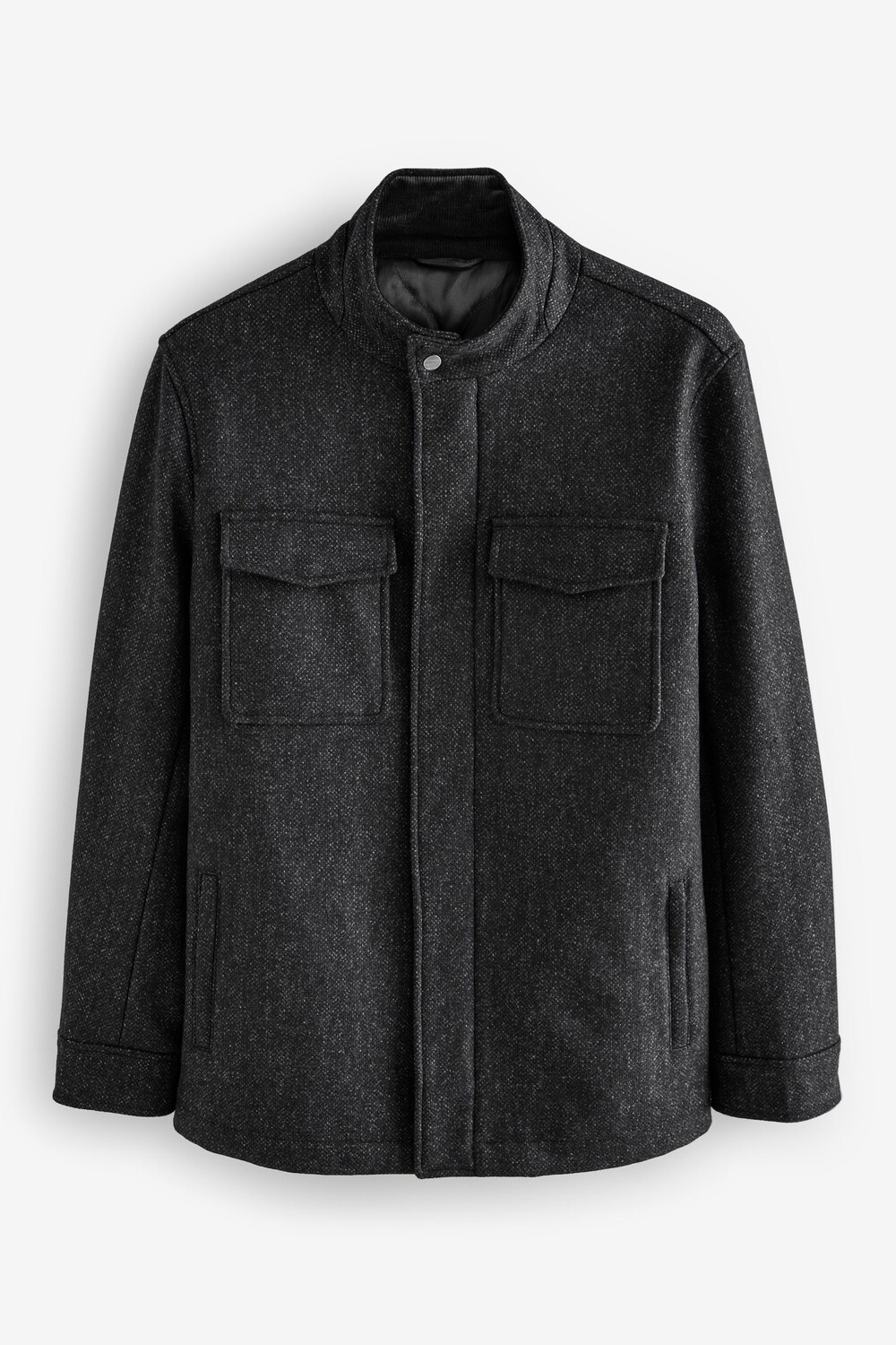 Пальто с четырьмя карманами, шерстяное Next, серый
Пальто с четырьмя карманами, шерстяное Next, серый