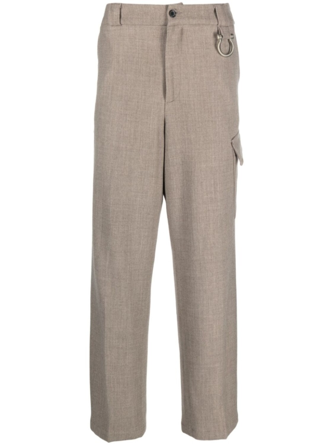 Брюки карго прямого кроя Paura, нейтральный цвет 
Брюки карго прямого кроя Paura, нейтральный цвет