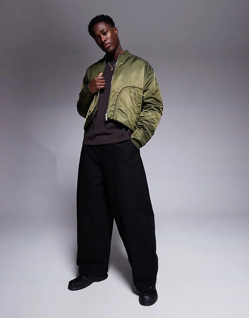 Очень мешковатые брюки чинос черного цвета ASOS DESIGN
Очень мешковатые брюки чинос черного цвета ASOS DESIGN