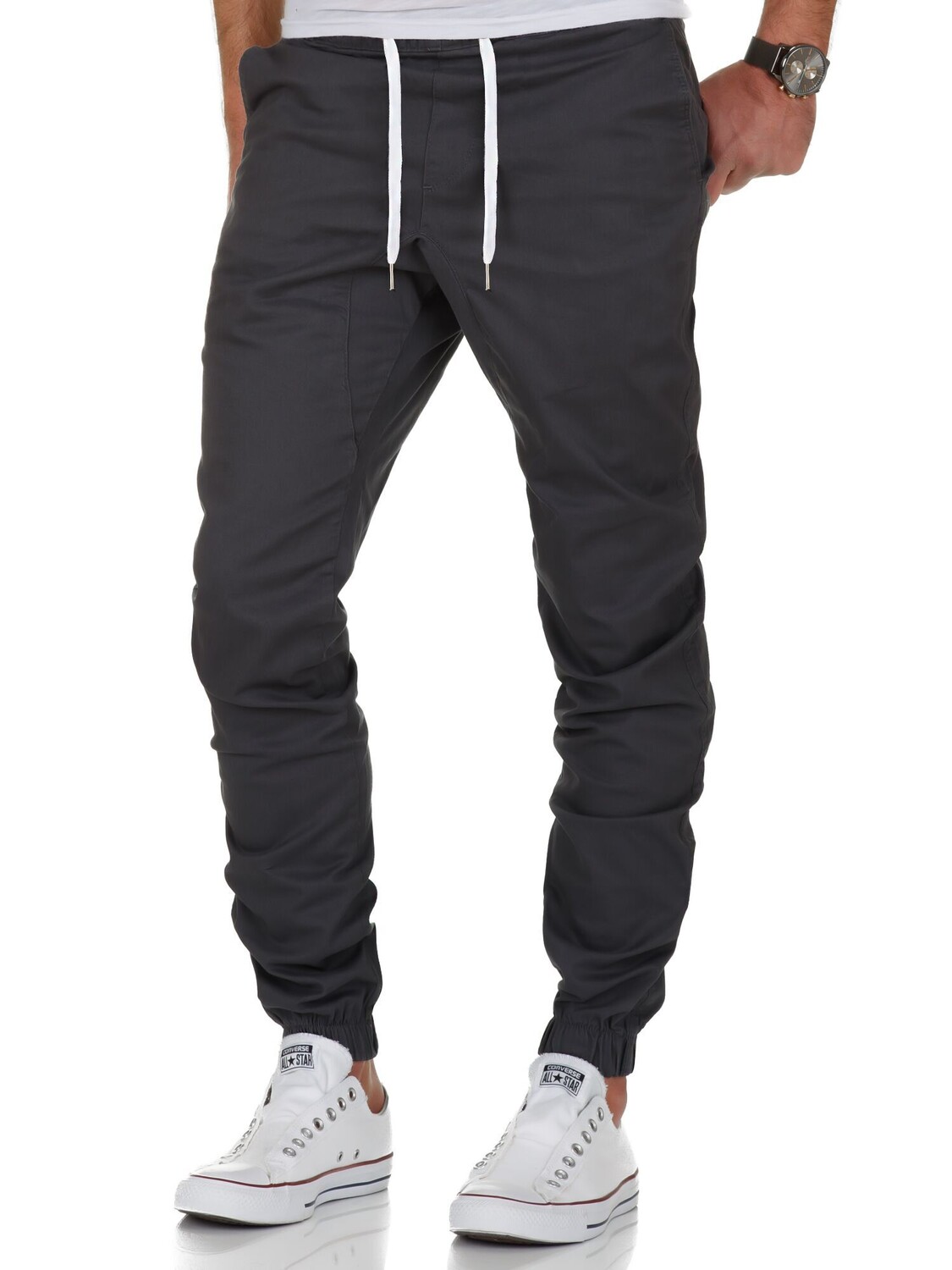 Брюки чинос Amaci&Sons Basic Jogger NEW JERSEY, антрацит
Брюки чинос Amaci&Sons Basic Jogger NEW JERSEY, антрацит