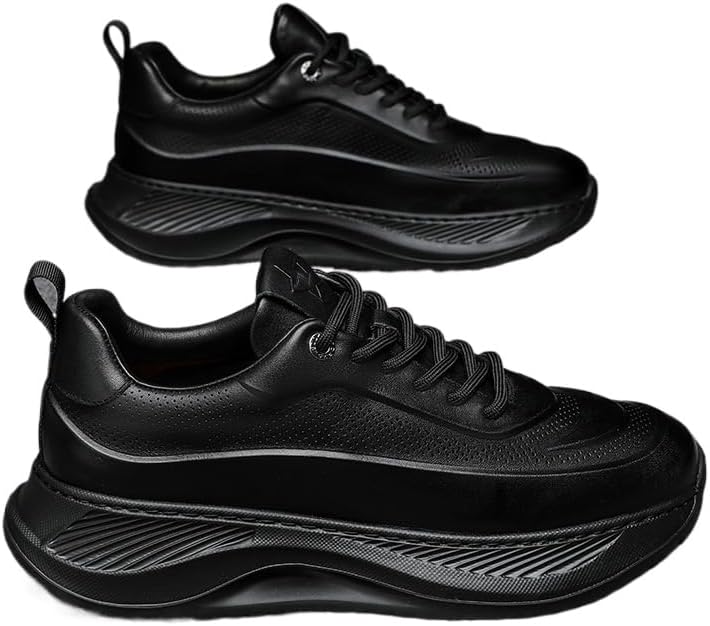 Летние мужские модные кроссовки 2025: прочная толстая подошва, шнуровка, кроссовки для скейтборда на все сезоны, обувь в стиле street Dikermoon, черный
Летние мужские модные кроссовки 2025: прочная толстая подошва, шнуровка, кроссовки для скейтборда на все сезоны, обувь в стиле street Dikermoon, черный