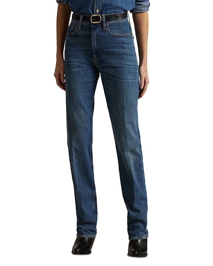 Высокие прямые джинсы Ralph Lauren, синий
Высокие прямые джинсы Ralph Lauren, синий