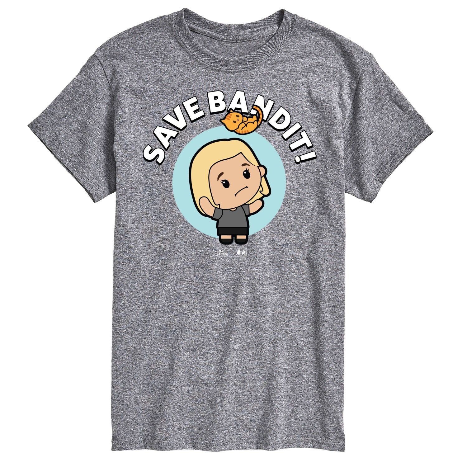 Футболка Big & Tall The Office Save Bandit с цветком Licensed Character, серый
Футболка Big & Tall The Office Save Bandit с цветком Licensed Character, серый