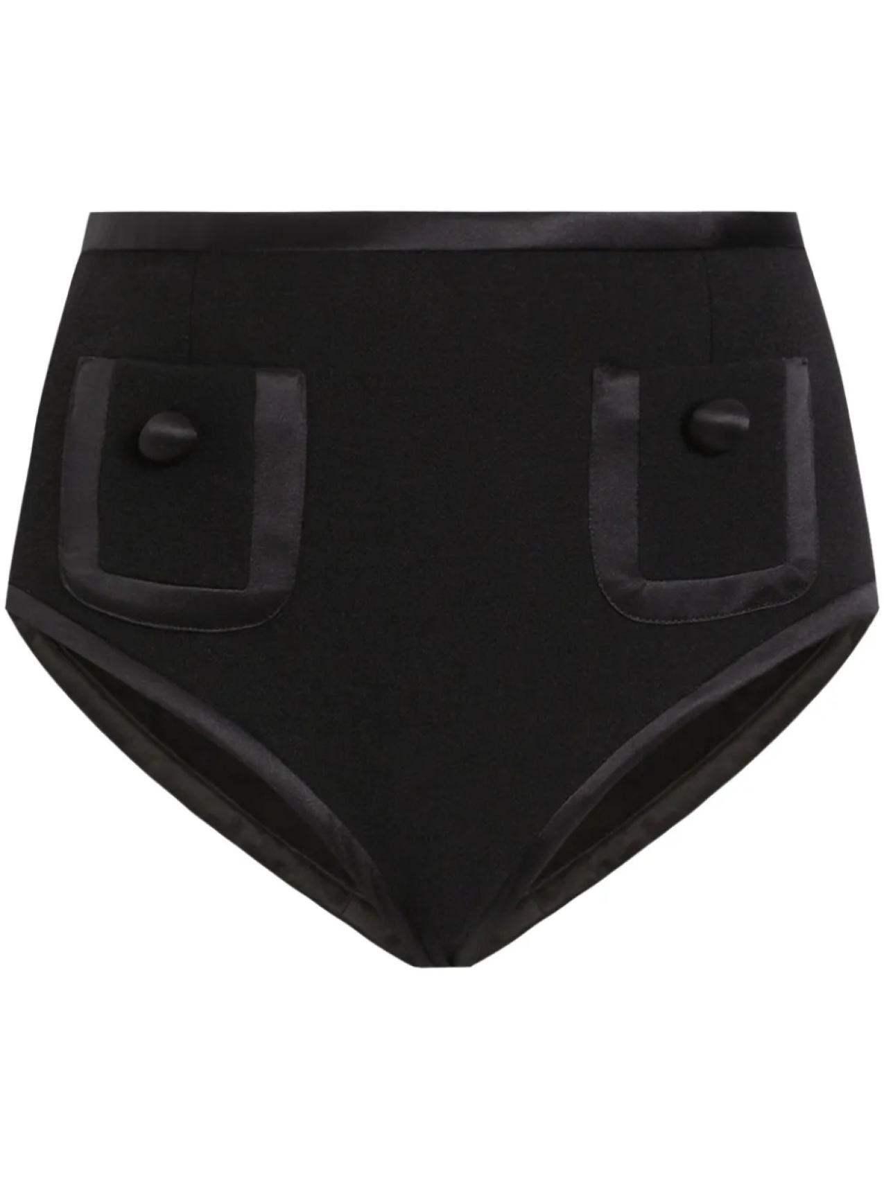 Мини-шорты Dolce & Gabbana с атласной отделкой, черный
Мини-шорты Dolce & Gabbana с атласной отделкой, черный