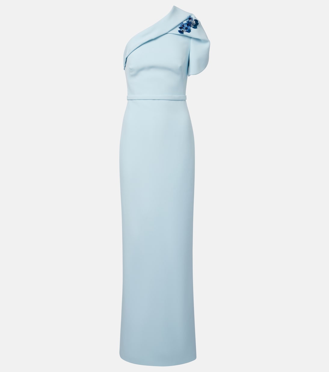 Креповое платье на одно плечо с поясом Safiyaa, Baby Blue With Multi-Blues
Креповое платье на одно плечо с поясом Safiyaa, Baby Blue With Multi-Blues