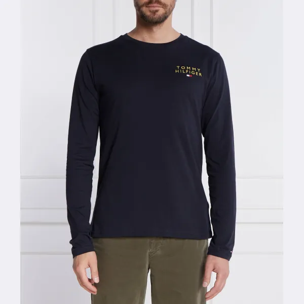 Классический крой с длинным рукавом Tommy Hilfiger, синий 
Классический крой с длинным рукавом Tommy Hilfiger, синий