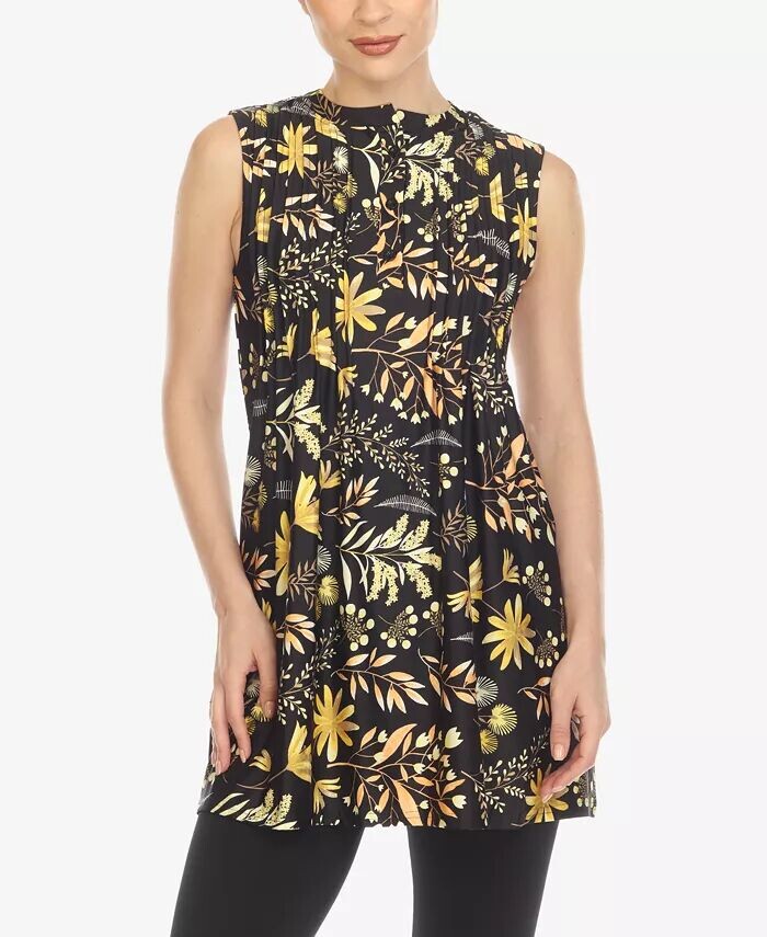 Женская цветочная туника без рукавов White Mark, мультиколор
Женская цветочная туника без рукавов White Mark, мультиколор