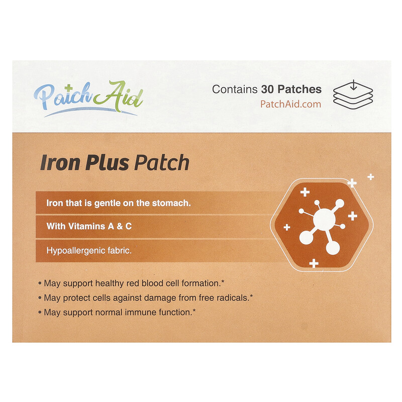 PatchAid, Iron Plus Patch, 30 штук
PatchAid, Iron Plus Patch, 30 штук