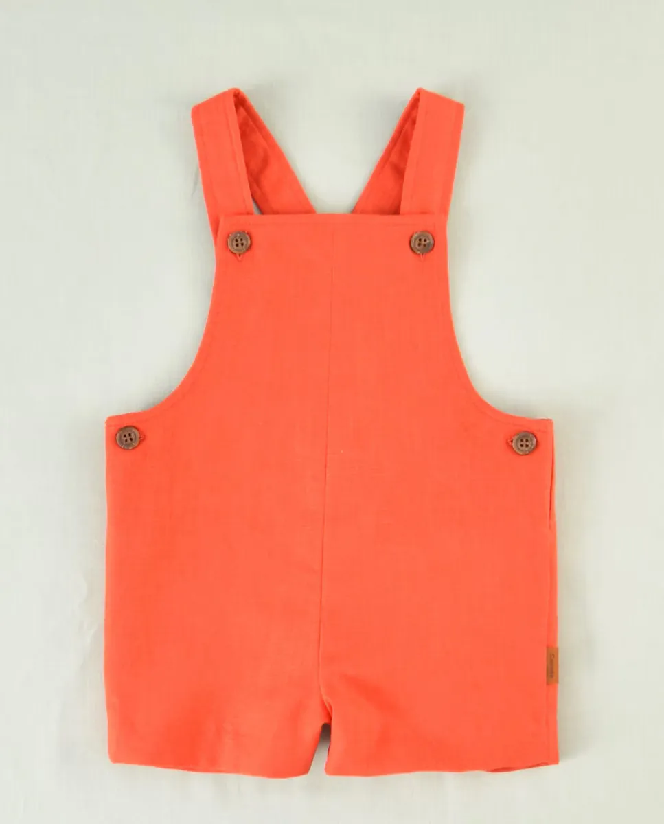 Короткие шорты для мальчика с перекрестными бретелями на спине Charanga, коралловый
Короткие шорты для мальчика с перекрестными бретелями на спине Charanga, коралловый