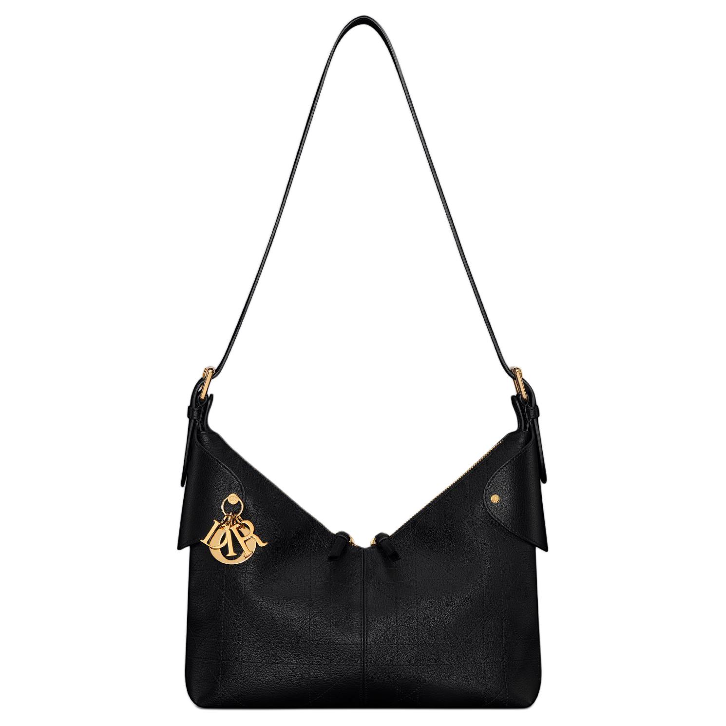 DIOR Кожаная сумка через плечо среднего размера для женщин черная
DIOR Кожаная сумка через плечо среднего размера для женщин черная