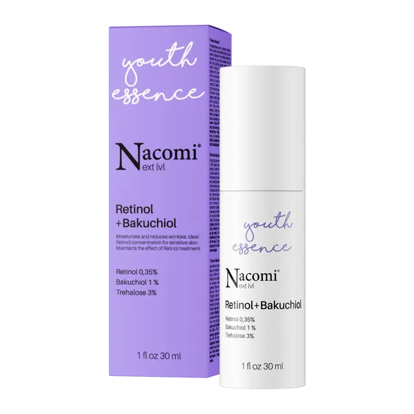 Ретинол 0,35% и бакучиол 1%, 30 мл Nacomi Next level
Ретинол 0,35% и бакучиол 1%, 30 мл Nacomi Next level