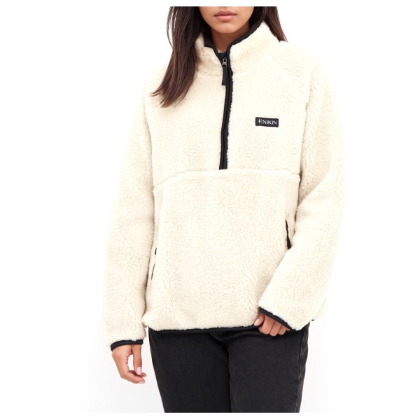 Женский пуловер из флиса с плюшевым ворсом - флисовый пуловер Nikin, Chalk
Женский пуловер из флиса с плюшевым ворсом - флисовый пуловер Nikin, Chalk