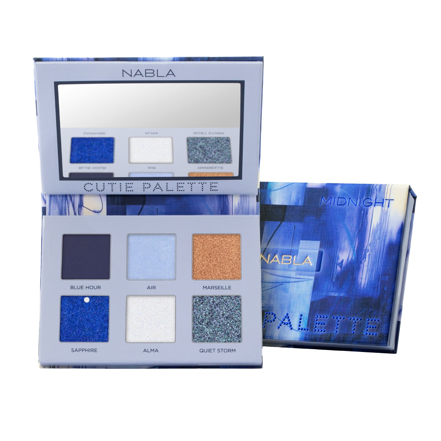 Тени для век cutie palette Nabla, midnight, вес 9 гр.
Тени для век cutie palette Nabla, midnight, вес 9 гр.