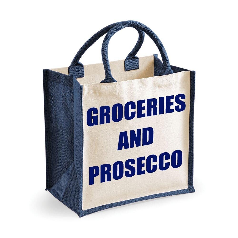 Средняя джутовая сумка для продуктов и темно-синяя сумка с просекко 60 SECOND MAKEOVER, синий
Средняя джутовая сумка для продуктов и темно-синяя сумка с просекко 60 SECOND MAKEOVER, синий