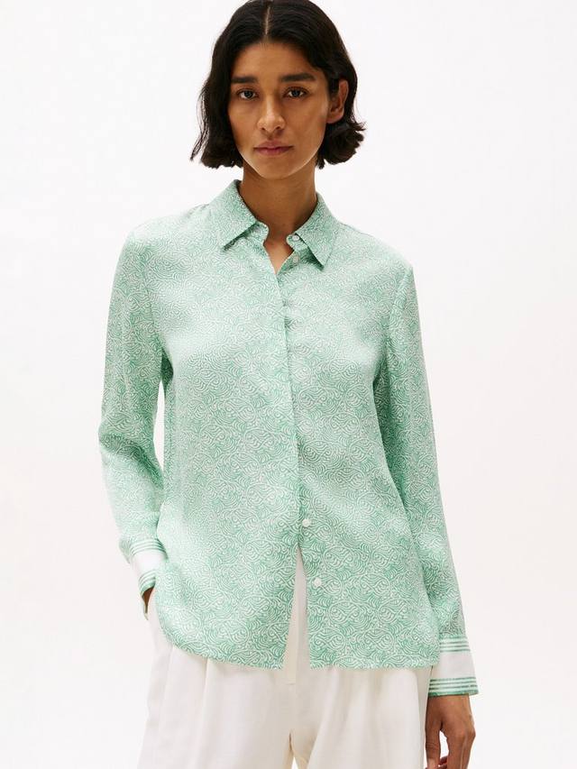 Абстрактная атласная рубашка с длинным рукавом Tommy Hilfiger, зеленый/разноцветный
Абстрактная атласная рубашка с длинным рукавом Tommy Hilfiger, зеленый/разноцветный