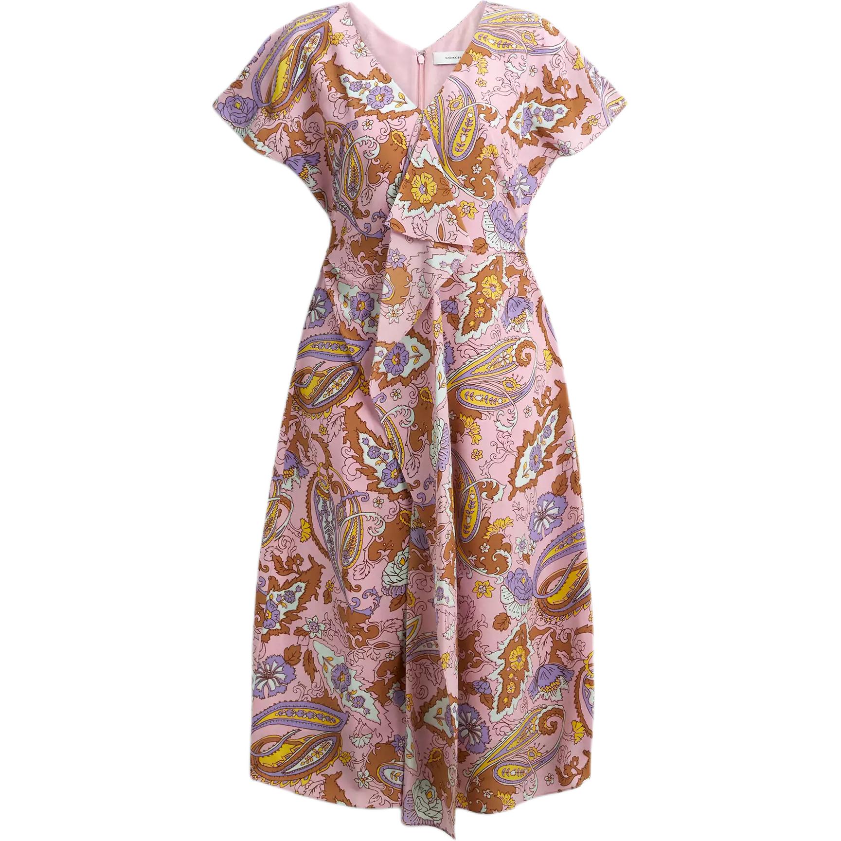 Coach Женское платье с короткими рукавами, розовое
Coach Женское платье с короткими рукавами, розовое