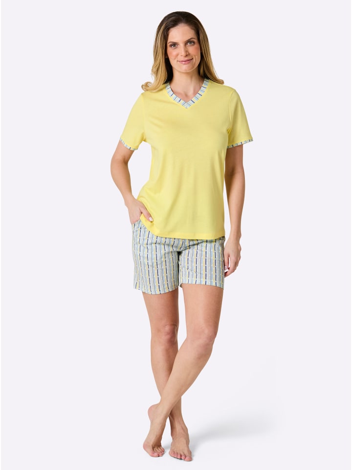 WITT WEIDEN Короткие шорты с лимонно-белым принтом
WITT WEIDEN Короткие шорты с лимонно-белым принтом