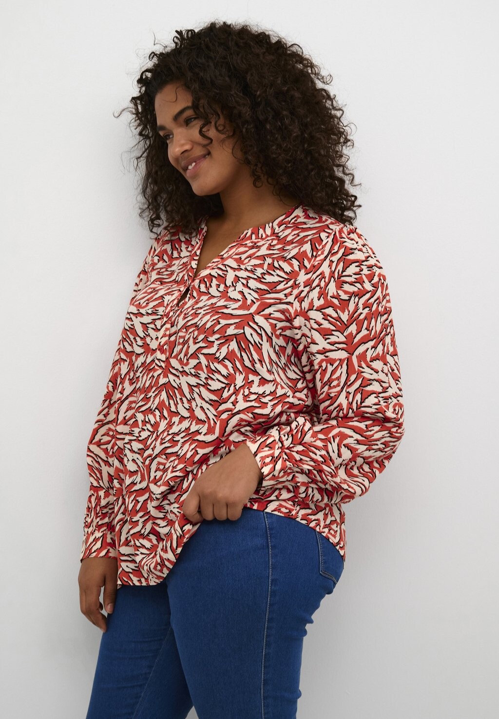 Блуза Kaffe Curve, красный
Блуза Kaffe Curve, красный