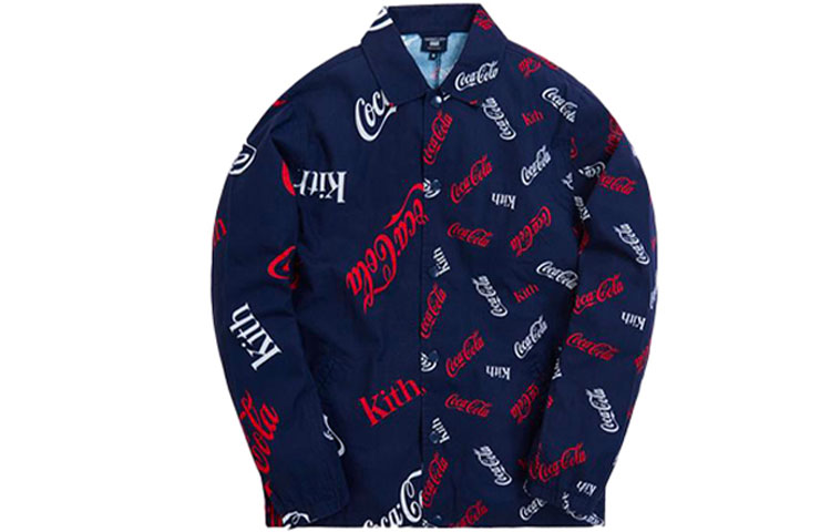 Рубашка X Coca Cola X Mitchell & Ness Coke Coaches Jacket KITH, синий
Рубашка X Coca Cola X Mitchell & Ness Coke Coaches Jacket KITH, синий