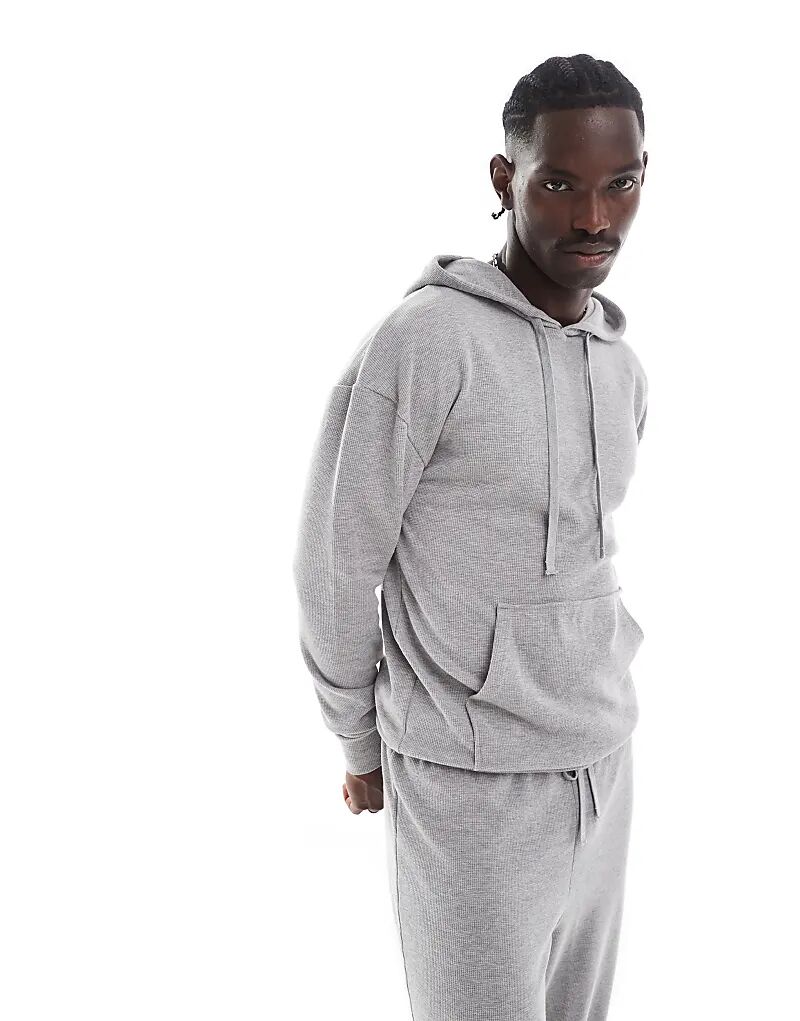 Толстовка с капюшоном вафельного цвета серого цвета Loungeable
Толстовка с капюшоном вафельного цвета серого цвета Loungeable