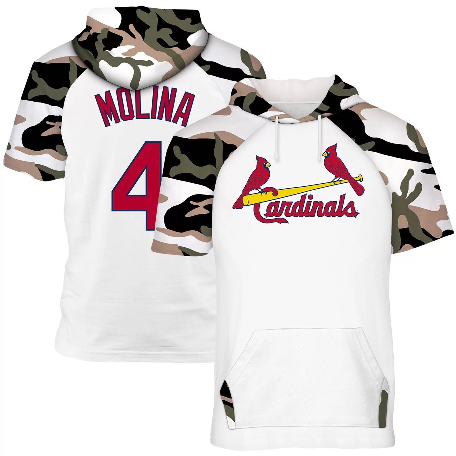 Мужская футболка с капюшоном Yadier Molina белого/камуфляжного цвета St. Louis Cardinals Player Big & Tall реглан, Белый, Мужская футболка с капюшоном Yadier Molina белого/камуфляжного цвета St. Louis Cardinals Player Big & Tall реглан
Мужская футболка с капюшоном Yadier Molina белого/камуфляжного цвета St. Louis Cardinals Player Big & Tall реглан, Белый, Мужская футболка с капюшоном Yadier Molina белого/камуфляжного цвета St. Louis Cardinals Player Big & Tall реглан