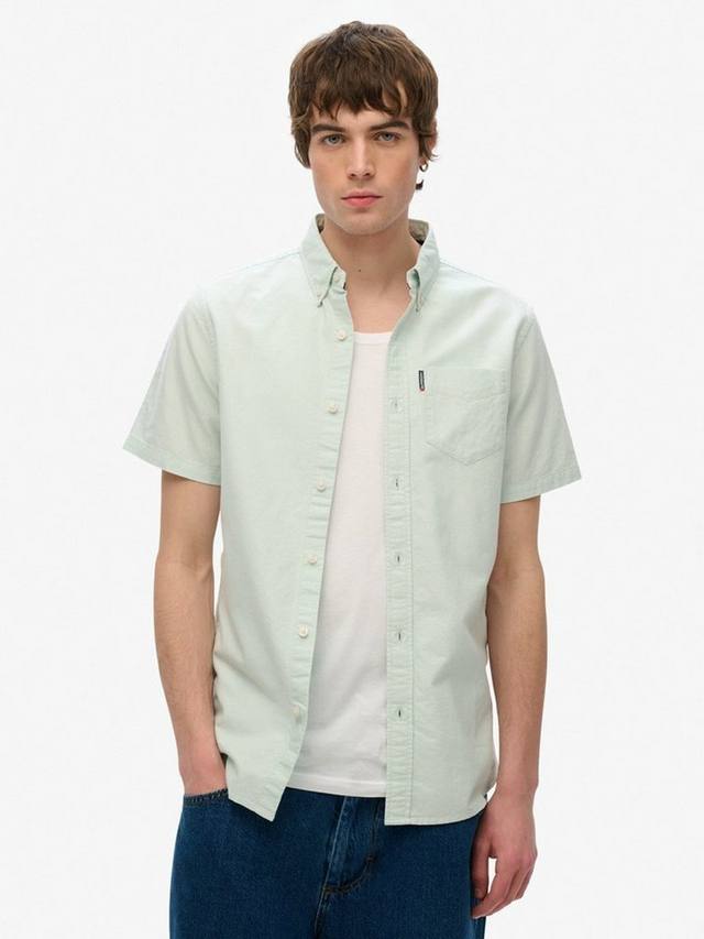 Хлопковая оксфордская рубашка с коротким рукавом Regular Fit Superdry, Light Green
Хлопковая оксфордская рубашка с коротким рукавом Regular Fit Superdry, Light Green