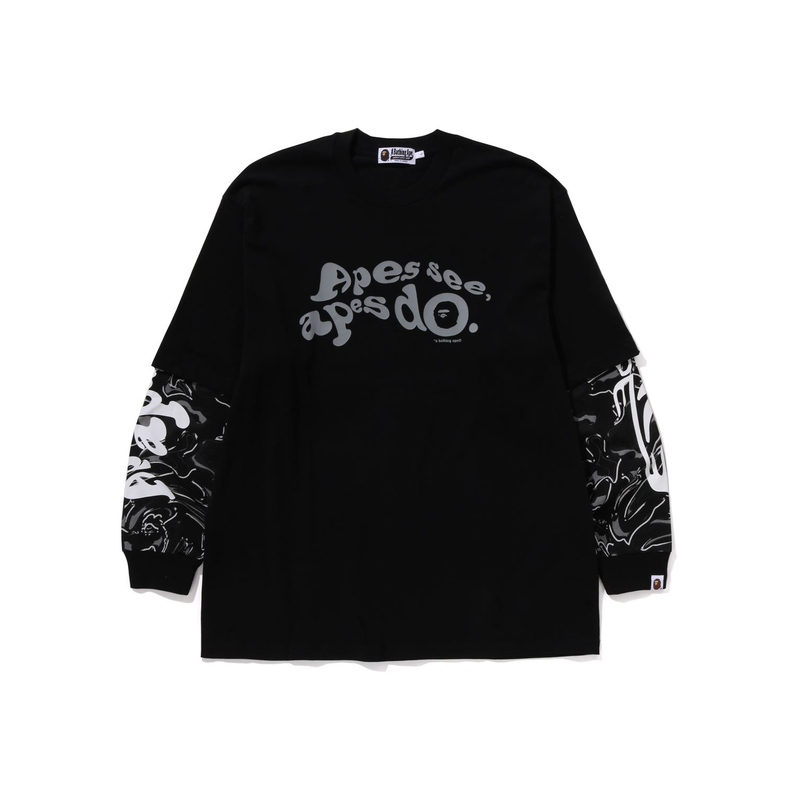 A BATHING APE Мраморный камуфляж Multi Logo футболка с длинными рукавами и многослойными рукавами, Хаки, A BATHING APE Мраморный камуфляж Multi Logo футболка с длинными рукавами и многослойными рукавами
A BATHING APE Мраморный камуфляж Multi Logo футболка с длинными рукавами и многослойными рукавами, Хаки, A BATHING APE Мраморный камуфляж Multi Logo футболка с длинными рукавами и многослойными рукавами