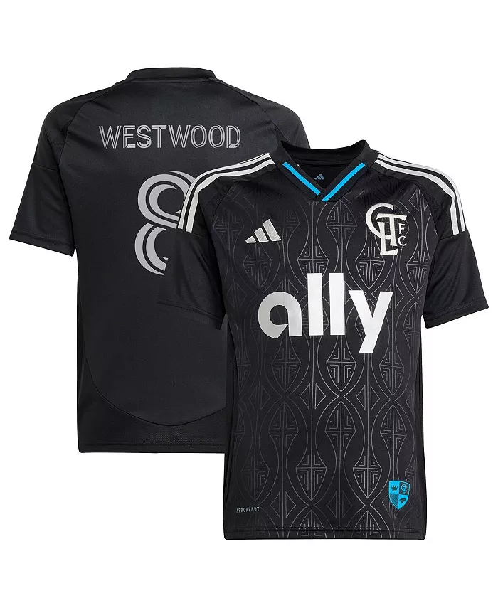 Футболка игровая реплика Big Boys and Girls Ashley Westwood Black Charlotte FC 2025 Fortress Kit adidas
Футболка игровая реплика Big Boys and Girls Ashley Westwood Black Charlotte FC 2025 Fortress Kit adidas