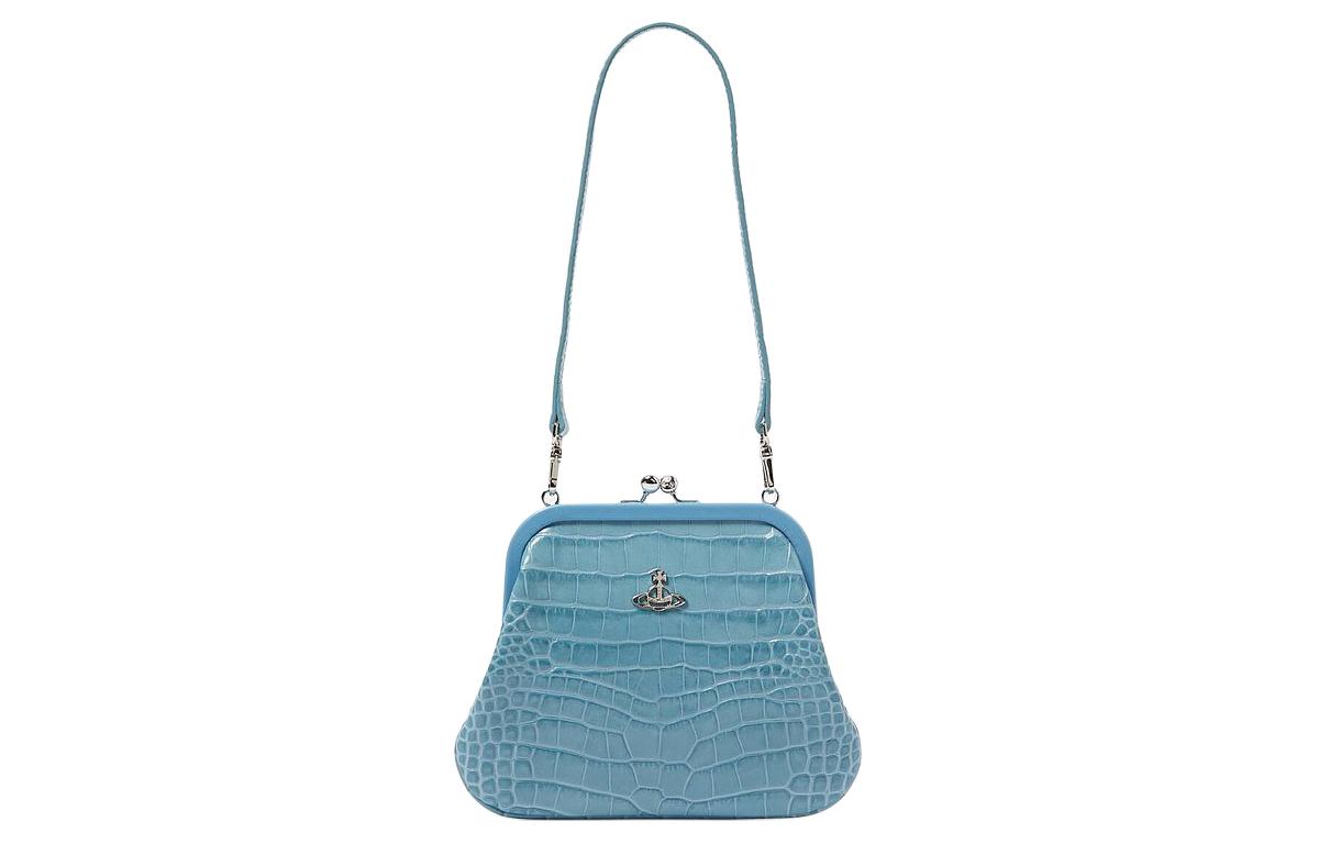 Сумка женская из кожи коровы синяя Vivienne Westwood
Сумка женская из кожи коровы синяя Vivienne Westwood