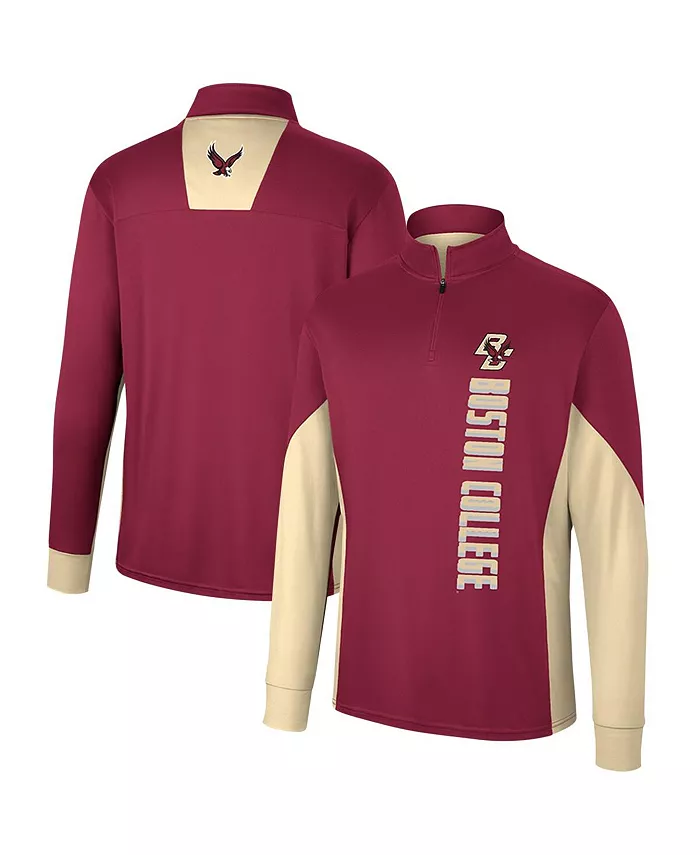 Мужская бордовая толстовка Boston College Eagles Bart с молнией на четверть Colosseum
Мужская бордовая толстовка Boston College Eagles Bart с молнией на четверть Colosseum