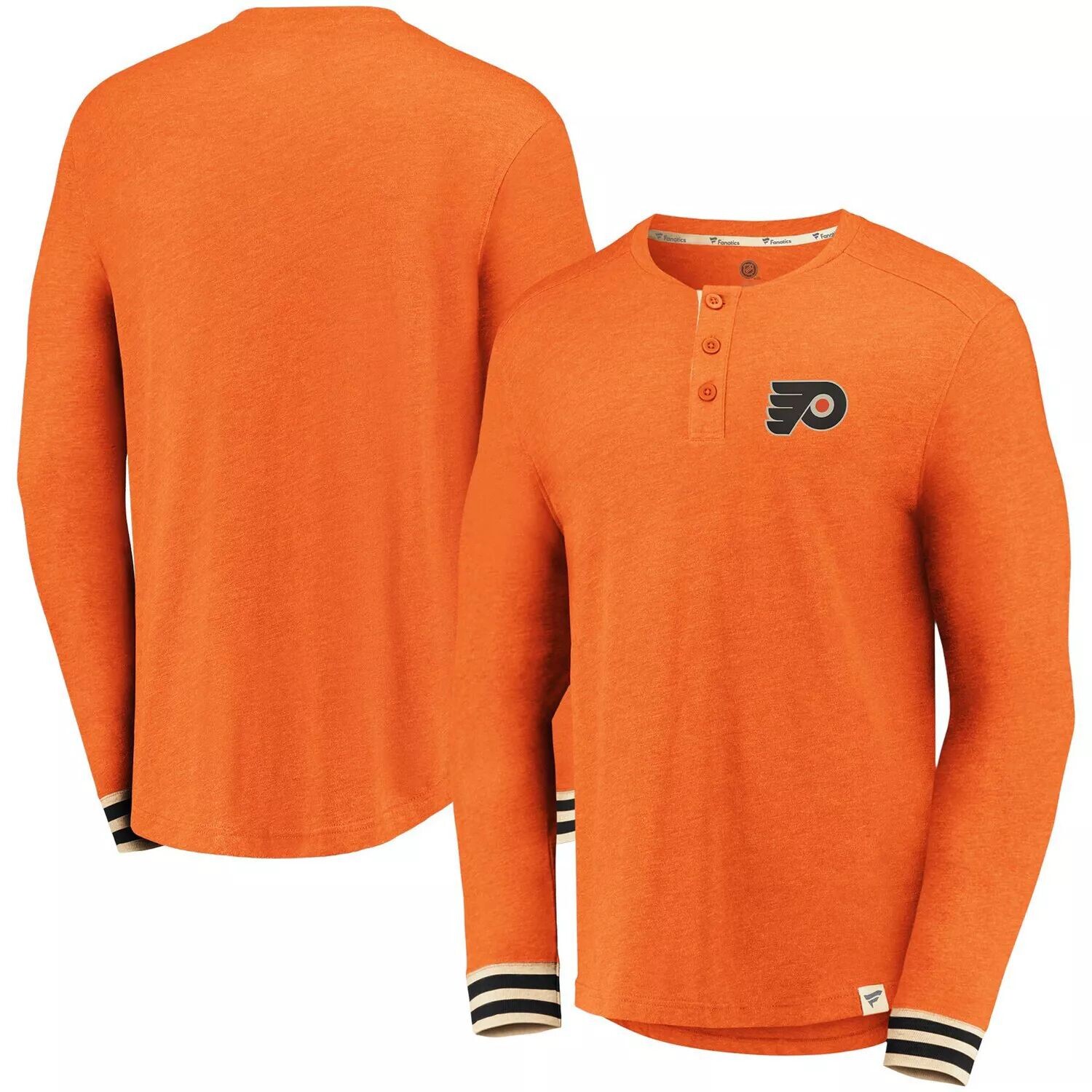 Мужская футболка с длинным рукавом с логотипом Fanatics Heathered Philadelphia Flyers True Classics Henley
Мужская футболка с длинным рукавом с логотипом Fanatics Heathered Philadelphia Flyers True Classics Henley