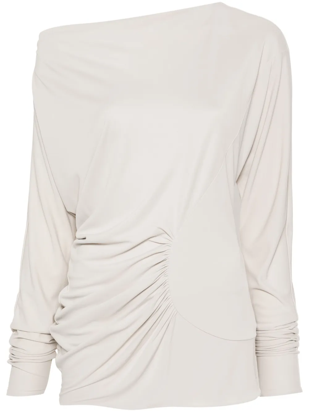 Топ The Ciro со сборками KHAITE, серый
Топ The Ciro со сборками KHAITE, серый