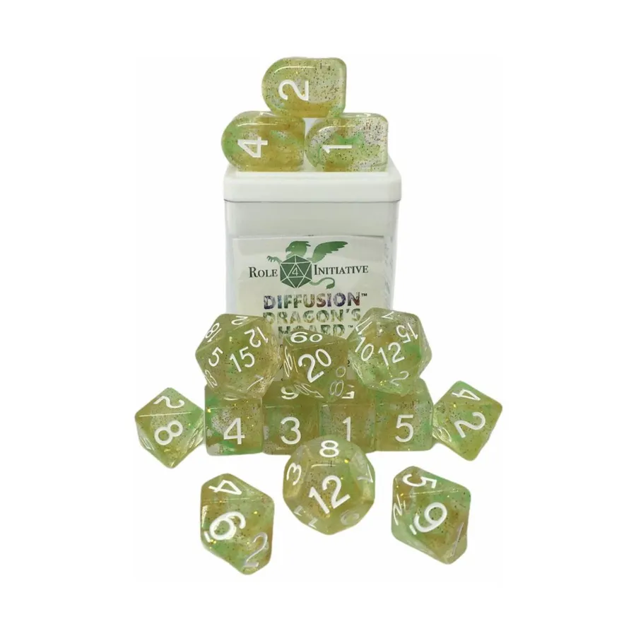 Многогранные игральные кости — Клад Дракона, арка d4 с белыми цифрами (15), Game Dice - Diffusion (Role 4 Initiative)
Многогранные игральные кости — Клад Дракона, арка d4 с белыми цифрами (15), Game Dice - Diffusion (Role 4 Initiative)