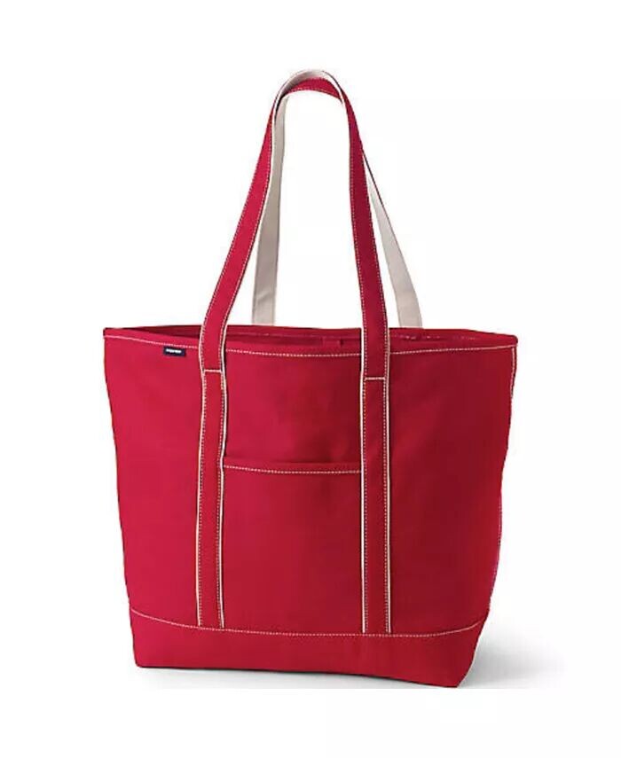 Очень большая однотонная холщовая большая сумка с 5 карманами и открытым верхом с длинной ручкой Lands' End, черный
Очень большая однотонная холщовая большая сумка с 5 карманами и открытым верхом с длинной ручкой Lands' End, черный