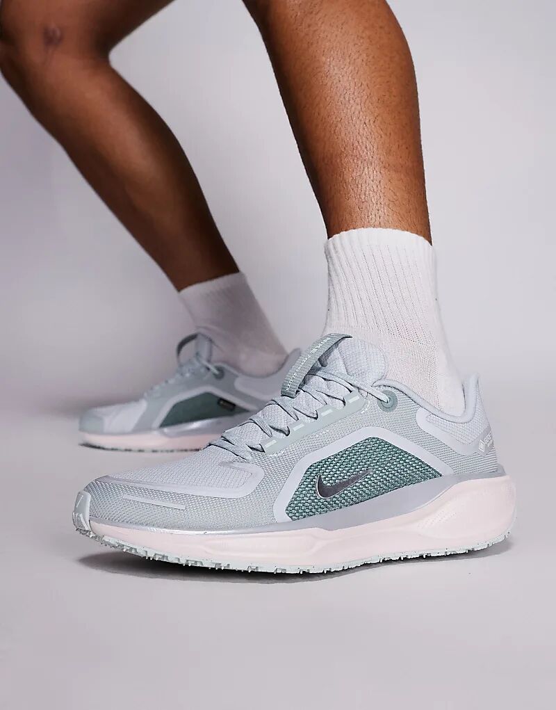 Кроссовки для бега Nike Running Air Zoom Pegasus GORE-TEX серебристого цвета
Кроссовки для бега Nike Running Air Zoom Pegasus GORE-TEX серебристого цвета