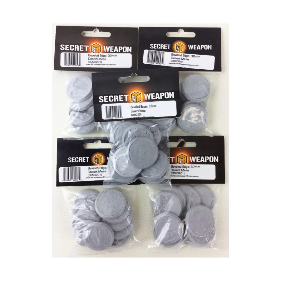Скошенные подставки 32 мм — Desert Mesa (5 шт.), Miniature Bases - Desert Mesa
Скошенные подставки 32 мм — Desert Mesa (5 шт.), Miniature Bases - Desert Mesa